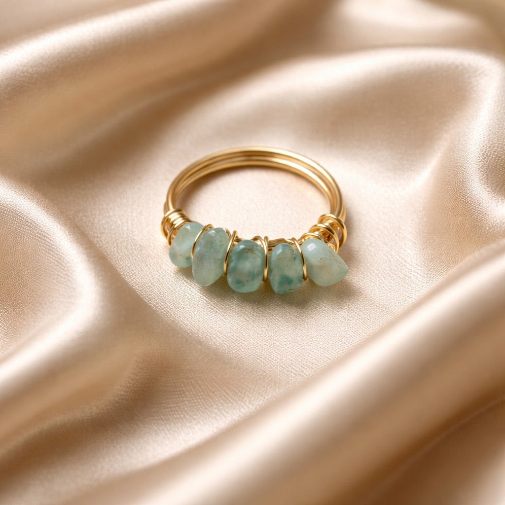 Ring Mini Polish Natural Stones