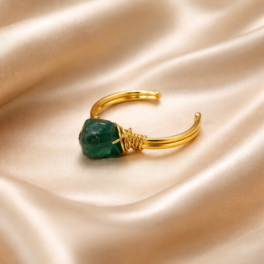 Ring Raw Natural Stones