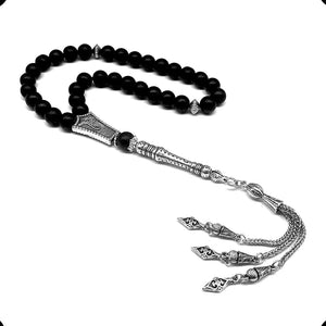 Rosary / Masbaha Natural Stones Sterling Silver