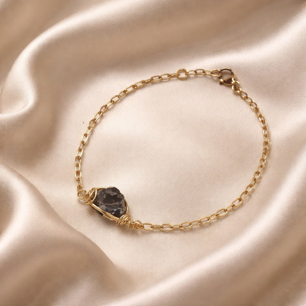 Bracelet Cage Natural Stones