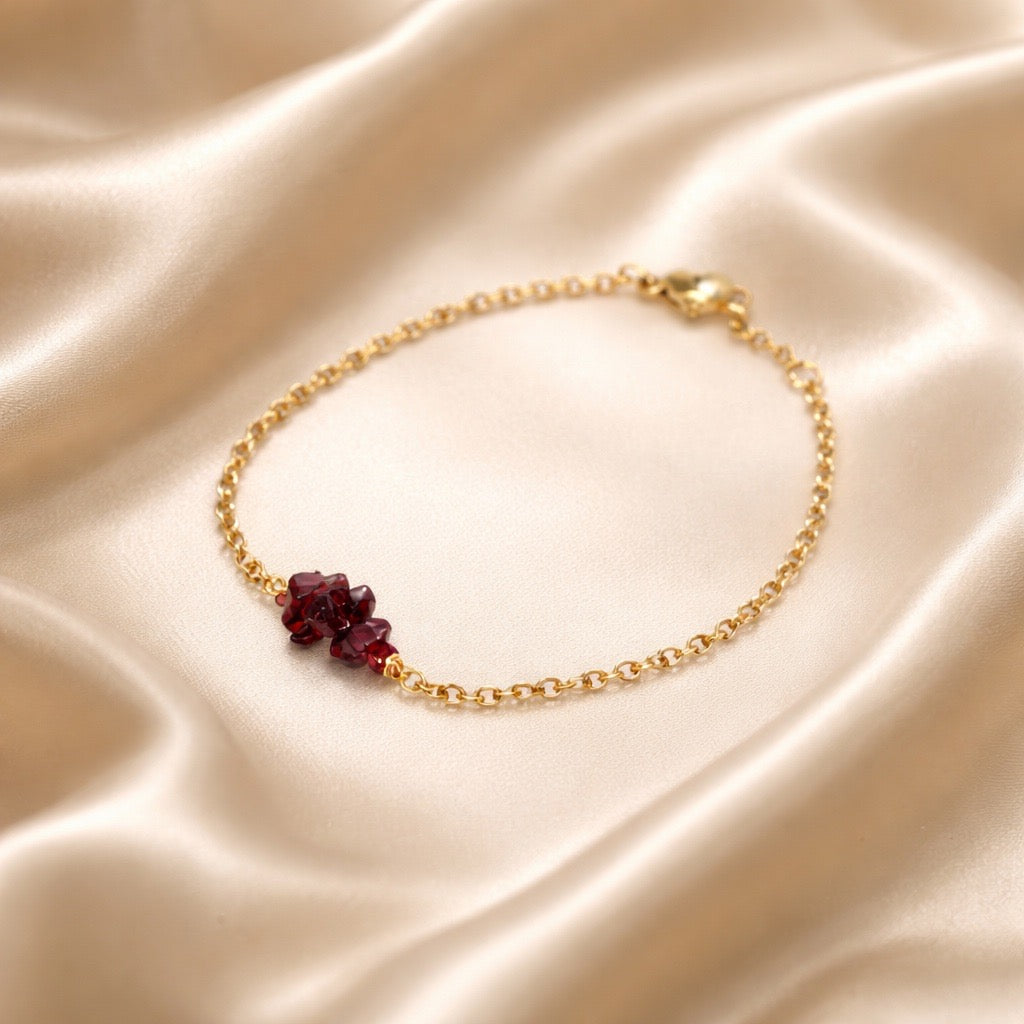 Bracelet Chopped Natural Stones