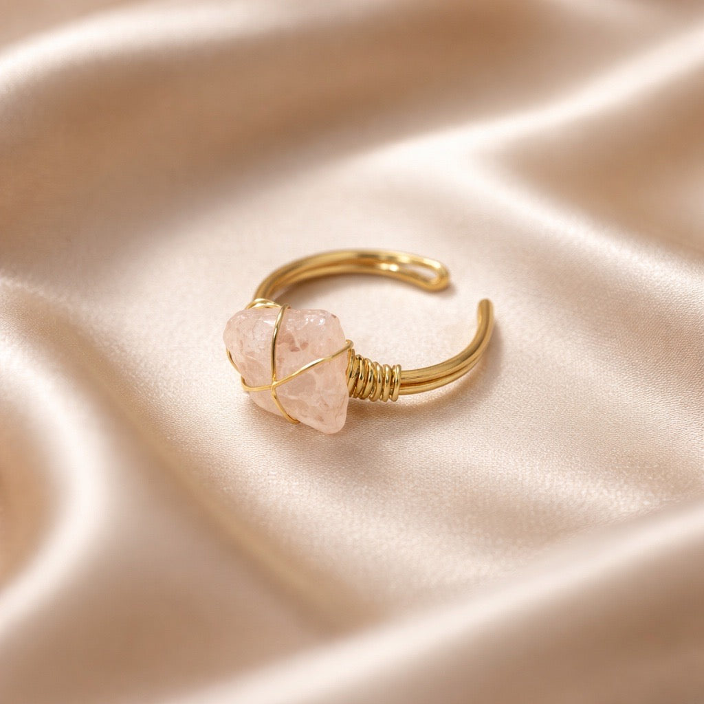 Ring Raw Natural Stones