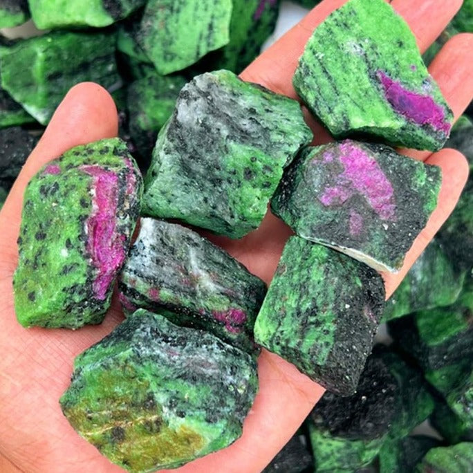Tumbled Stone Ruby Fuchsite