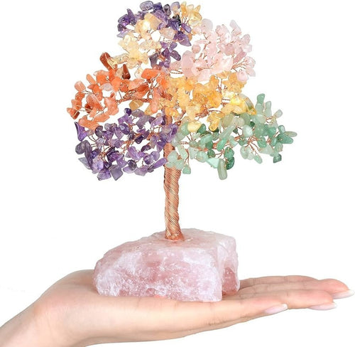 Crystal Trees (Tree Of Life)  Chopped Stones Medium CHAKRA
