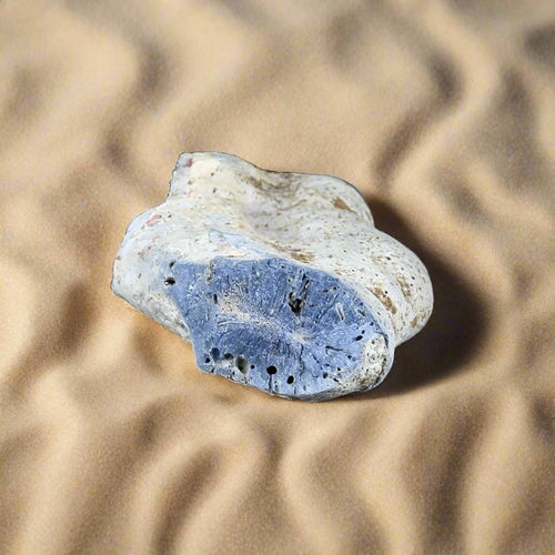 Tumbled Stone Raw Blue Coral