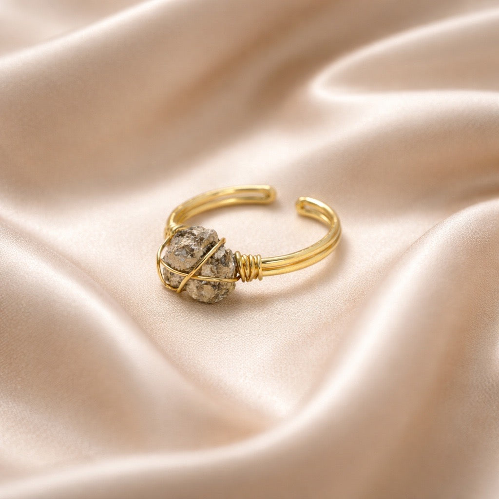 Ring Raw Natural Stones
