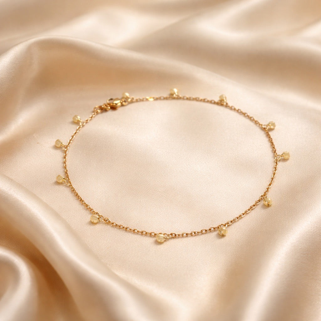 Anklets Beaded Stones