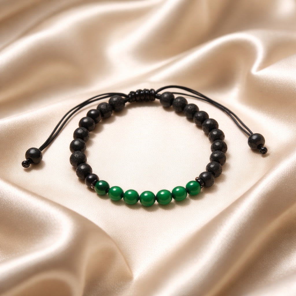Bracelet Onyx/Lava 6mm Various Stones