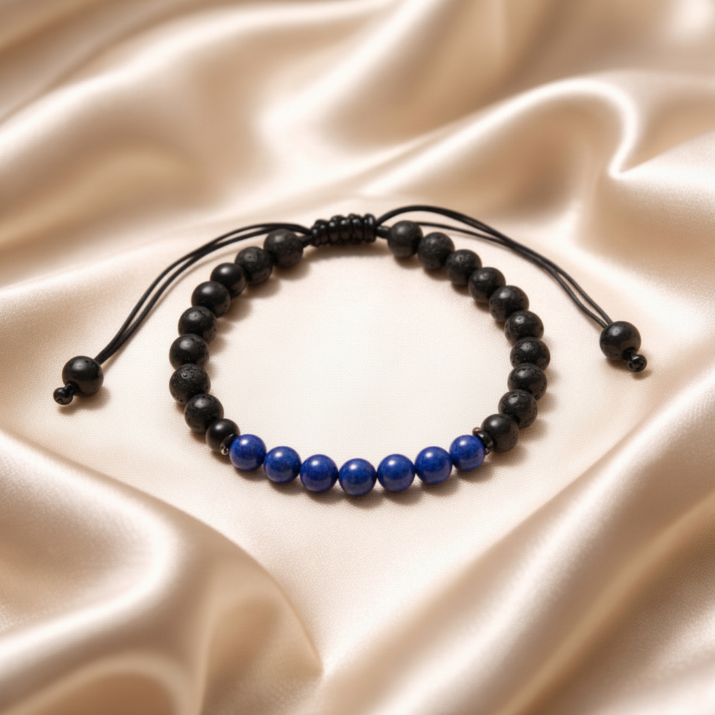 Bracelet Onyx/Lava 6mm Various Stones