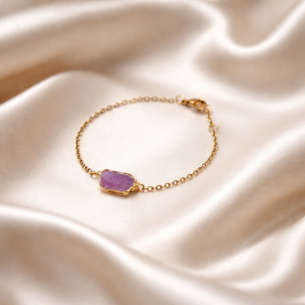 Bracelet Cage Natural Stones
