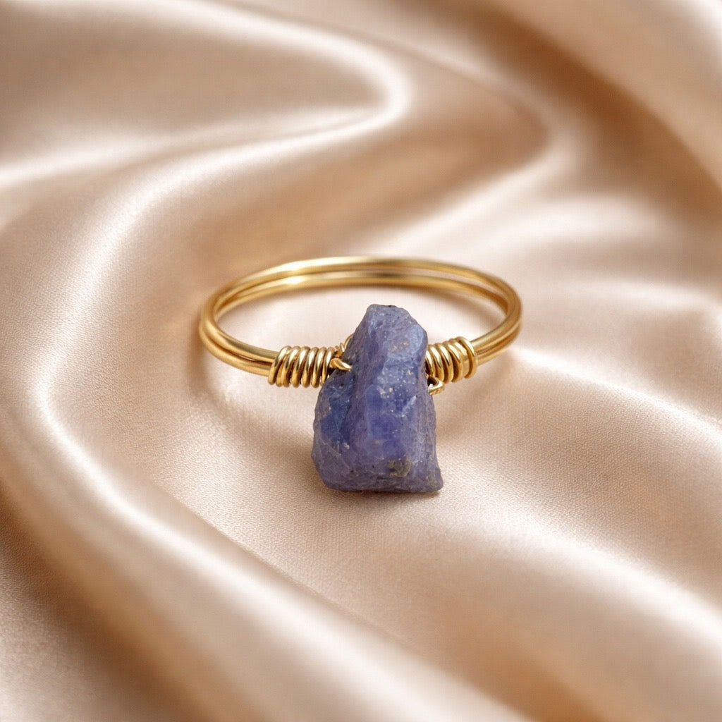 Ring Raw Natural Stones