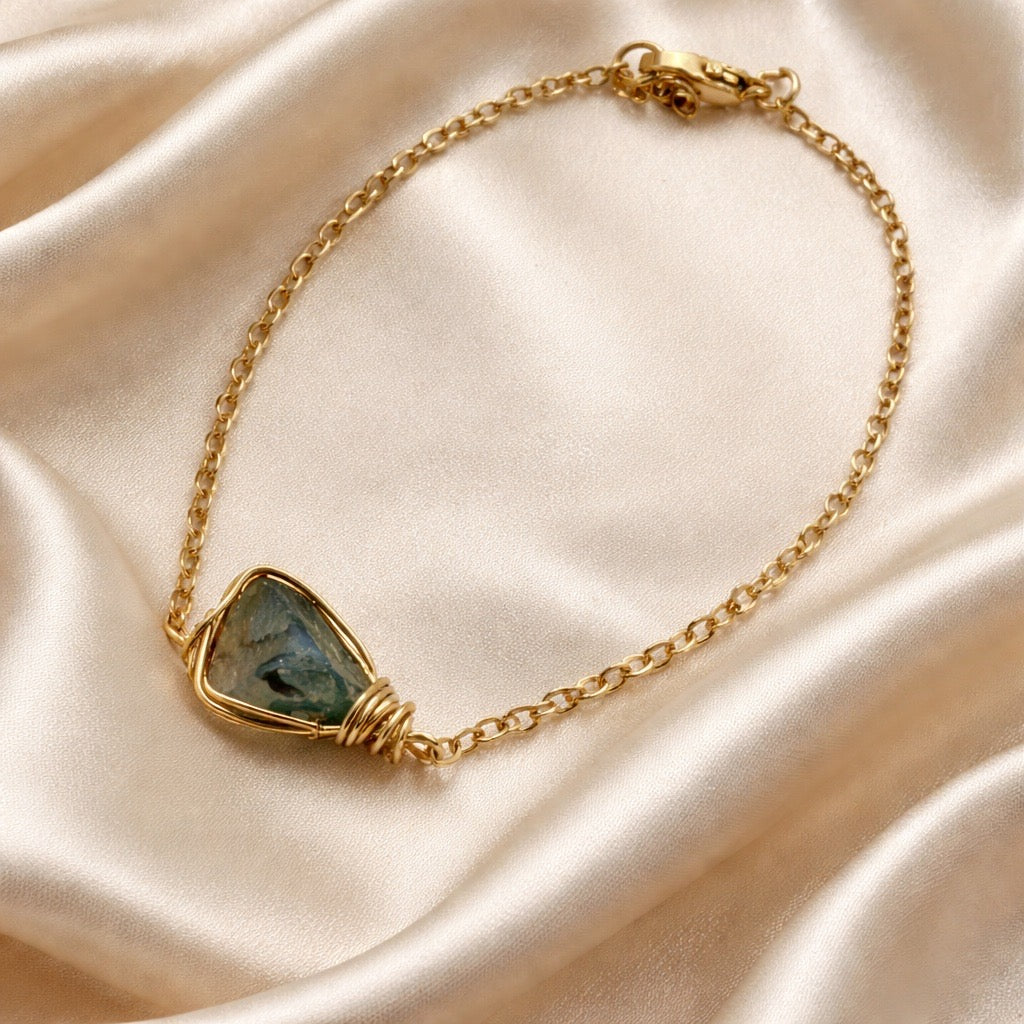 Bracelet Cage Natural Stones