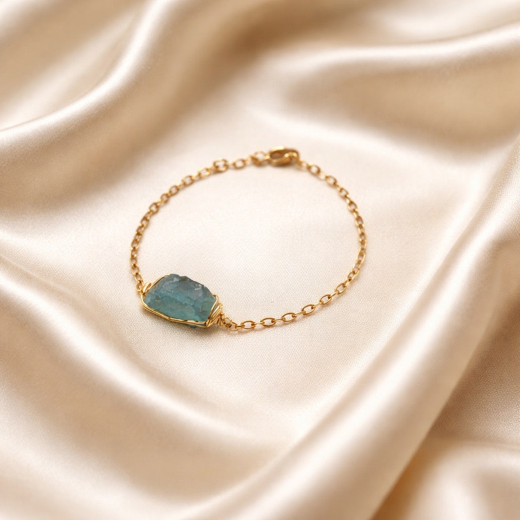 Bracelet Cage Natural Stones