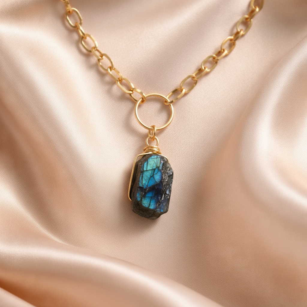 Necklace Thick Stones