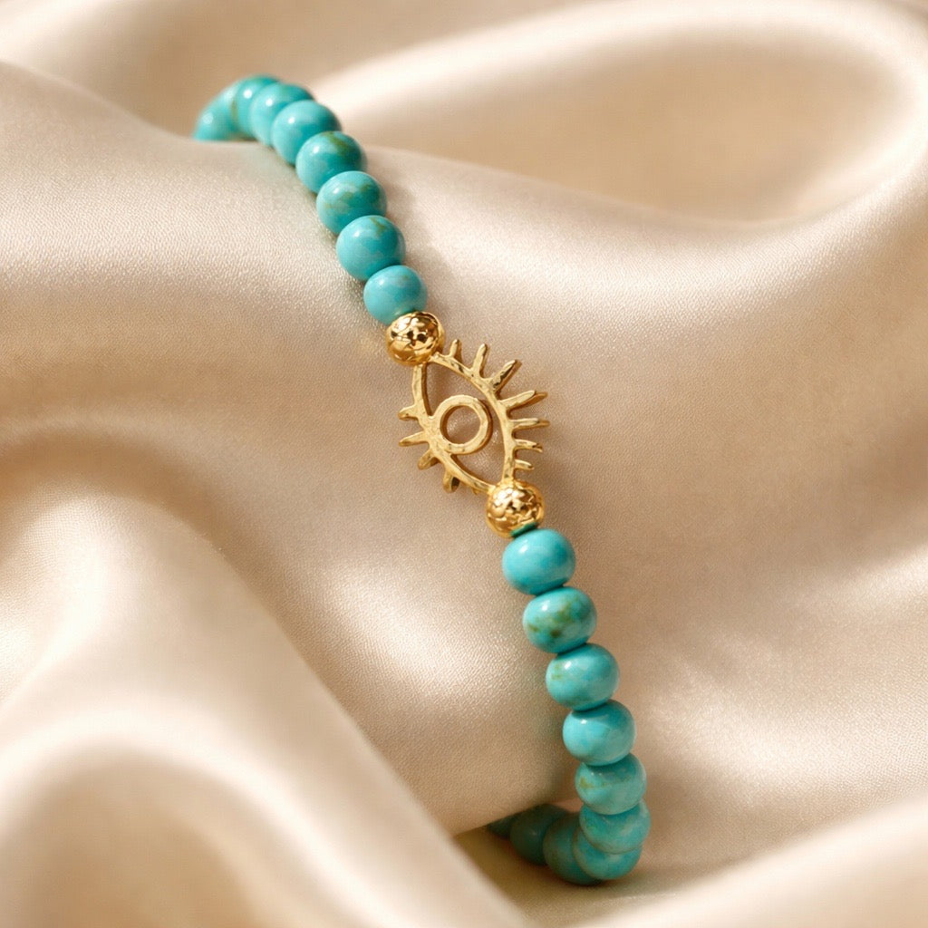 Bracelet Elastic with Gold/Silver Charms