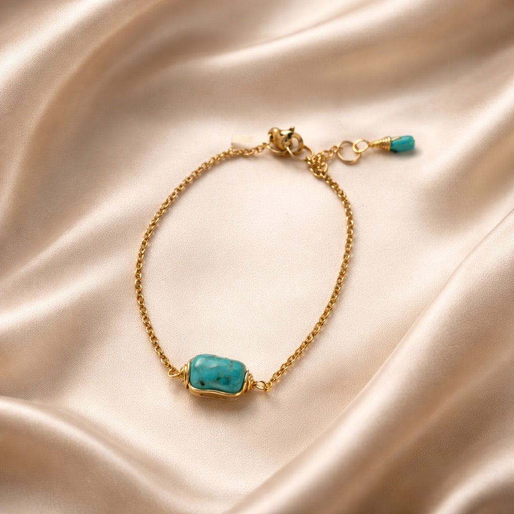 Bracelet Cage Natural Stones