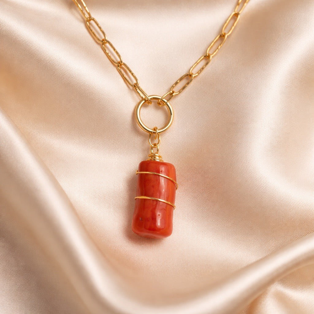 Necklace Thick Stones