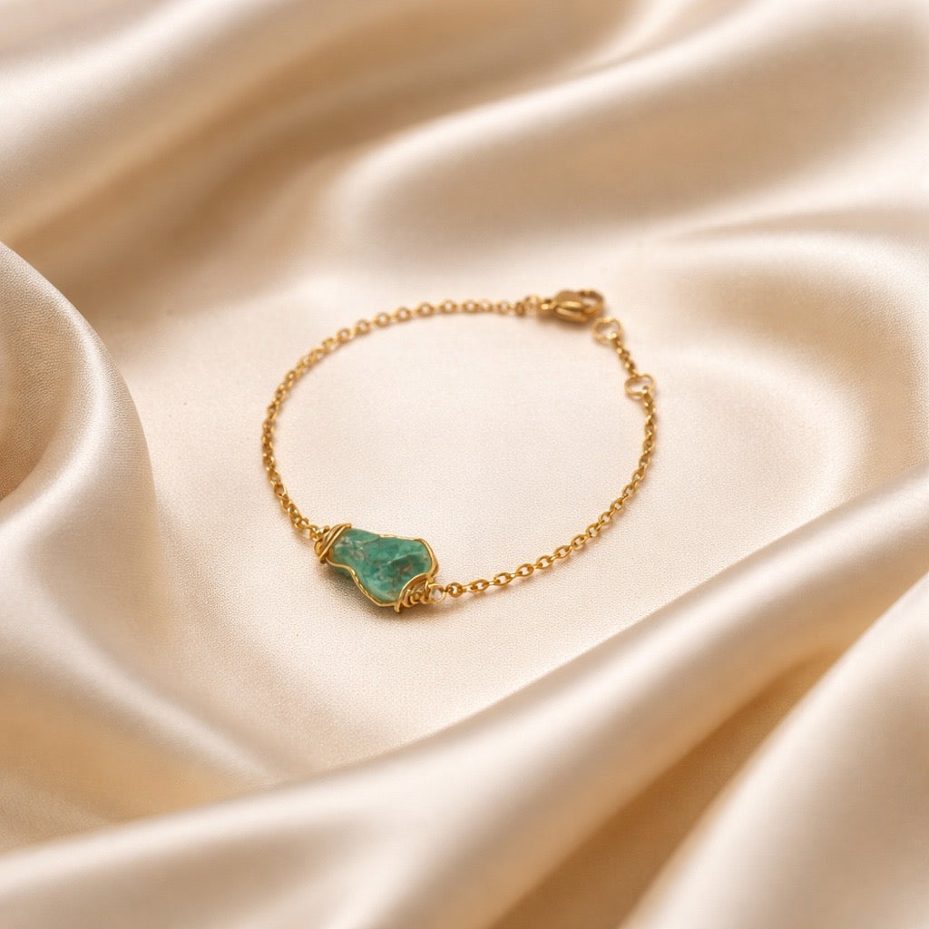 Bracelet Cage Natural Stones