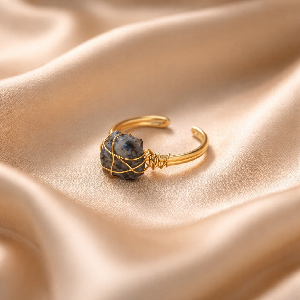Ring Raw Natural Stones