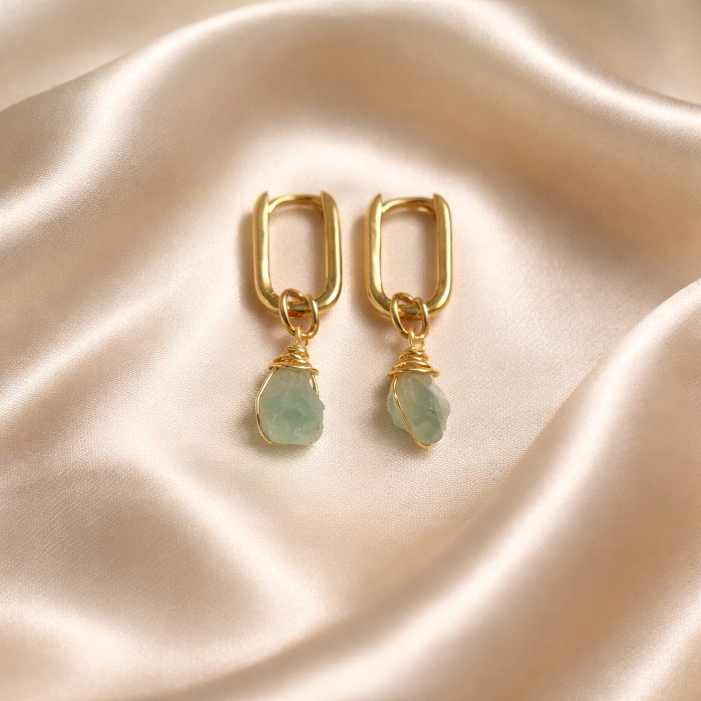 Earrings Square Hoops