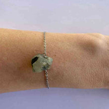 Load image into Gallery viewer, Bracelet Raw Natural Stones (Silver)