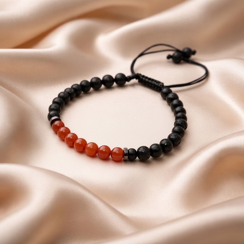Bracelet Onyx/Lava 6mm Various Stones