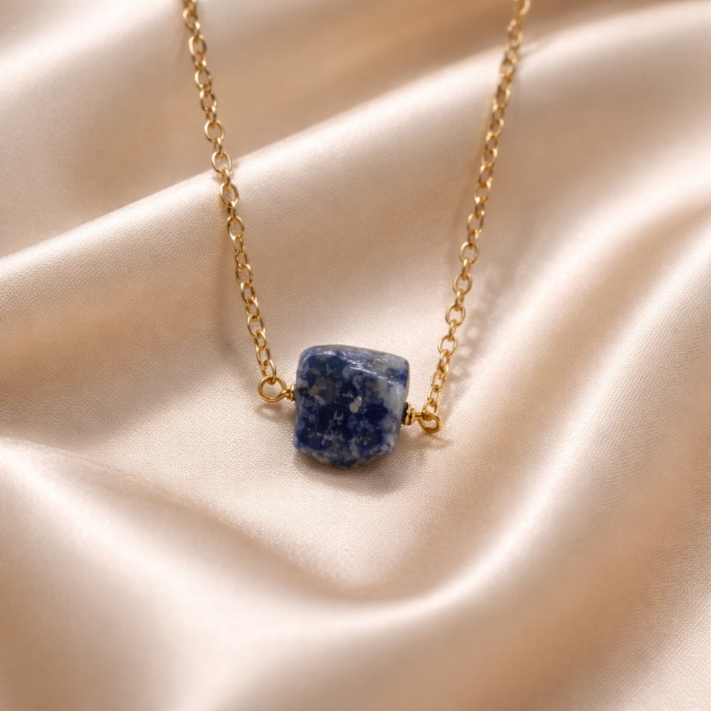 Necklace Raw Natural Stones