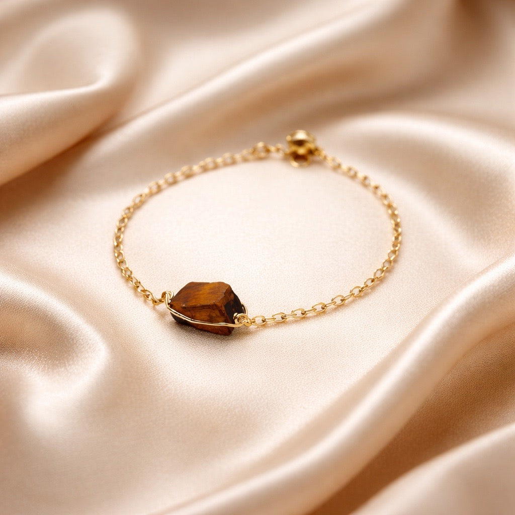 Bracelet Cage Natural Stones