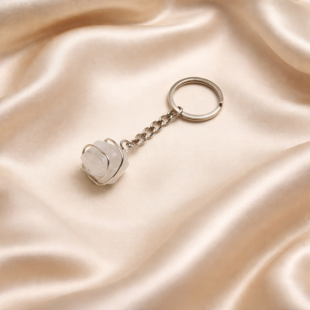 Key Chains with Natural Stone