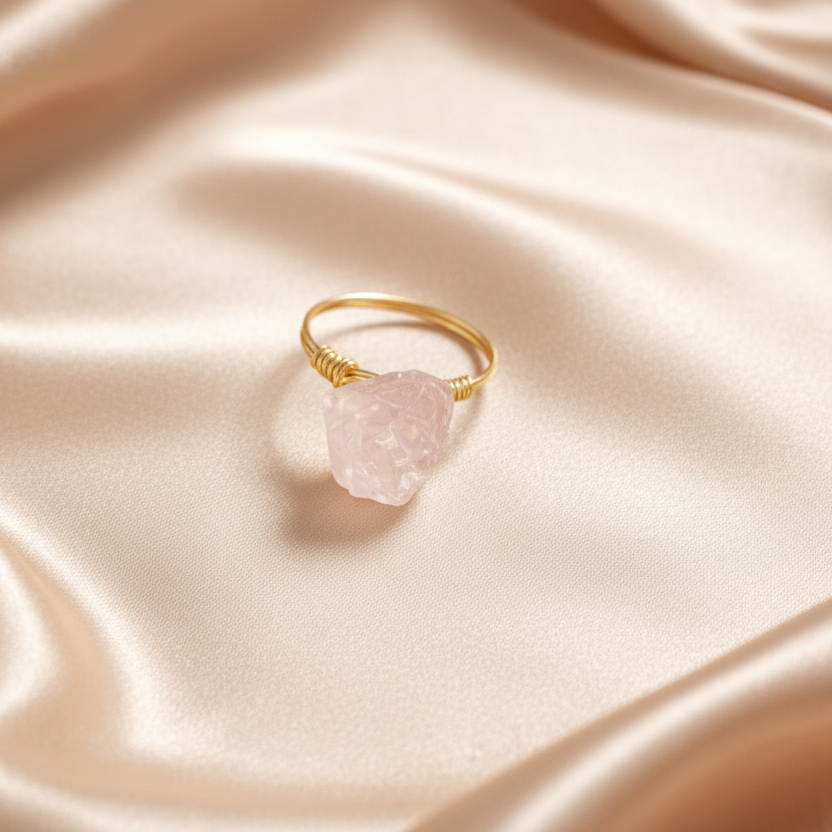 Ring Raw Natural Stones