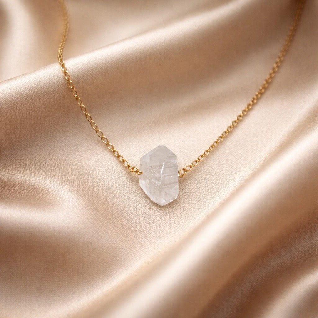 Necklace Raw Natural Stones