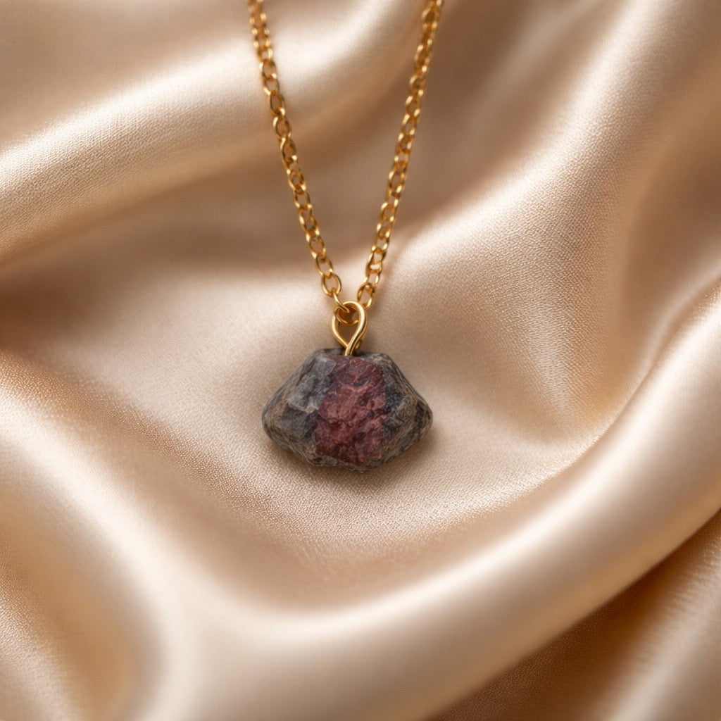 Necklace Raw Natural Stones