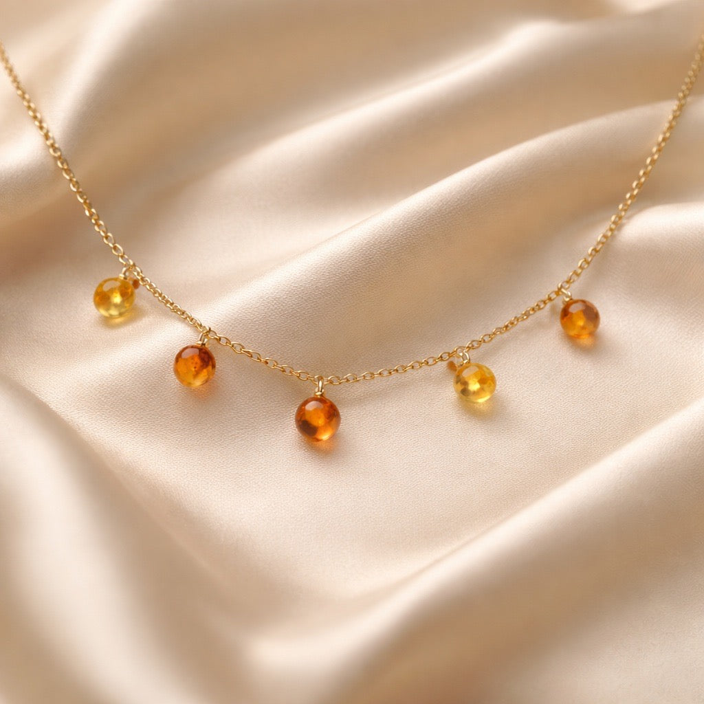 Necklace 5 Stone Raw