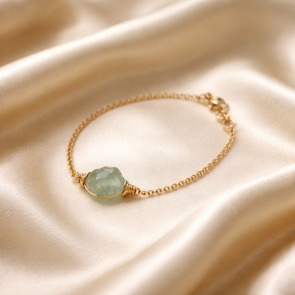 Bracelet Cage Natural Stones
