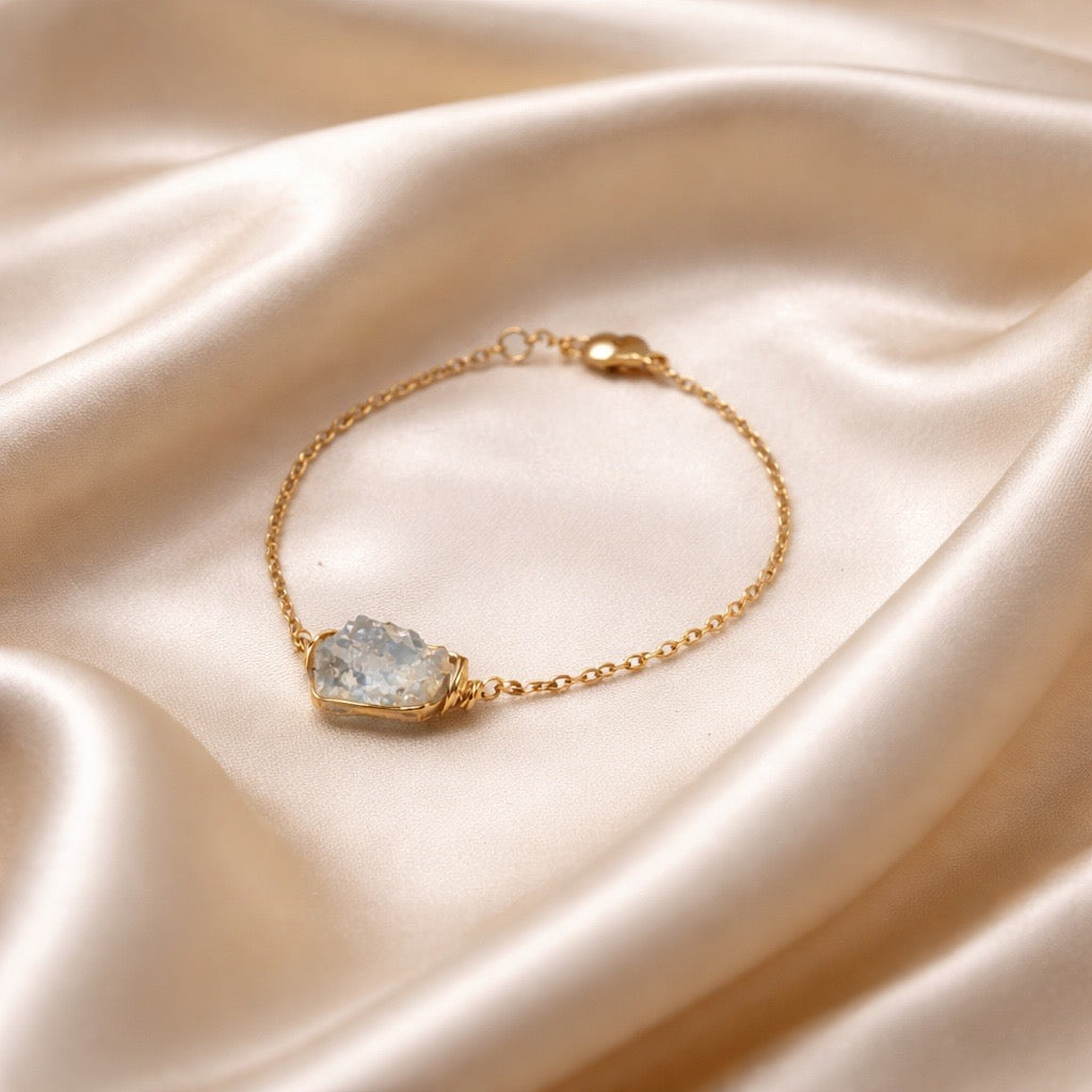 Bracelet Cage Natural Stones