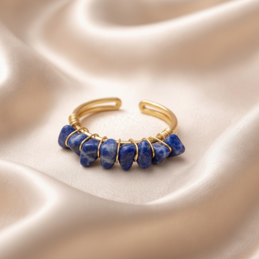 Ring Mini Polish Natural Stones