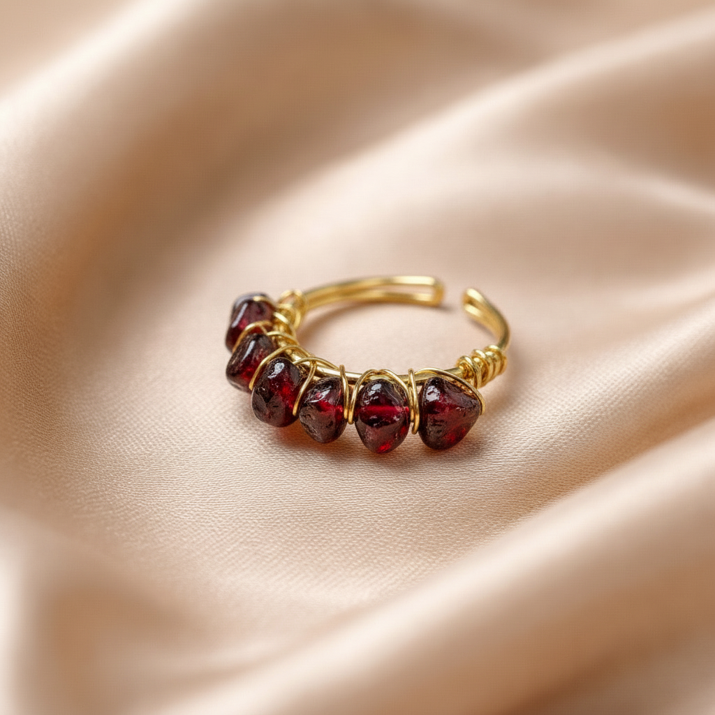 Ring Mini Polish Natural Stones