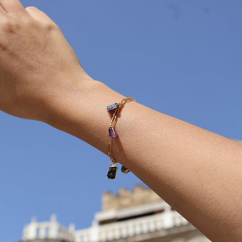 Bracelet Linked 5 Charms