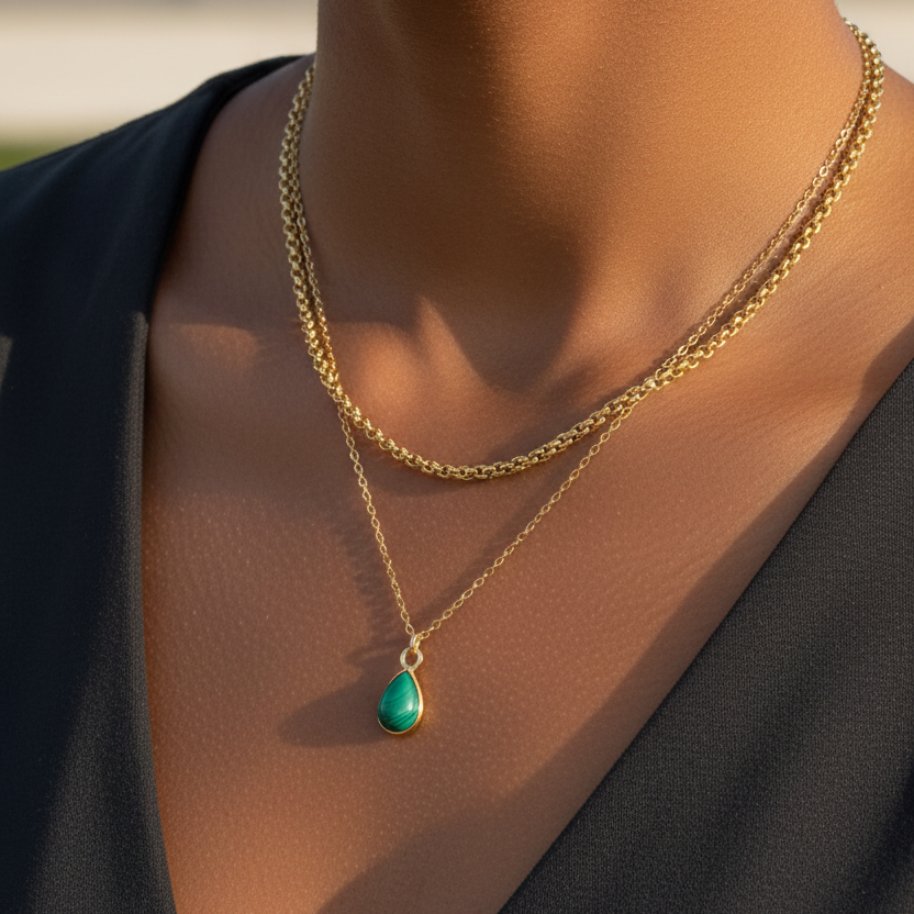 Necklace Double Chain Hindu