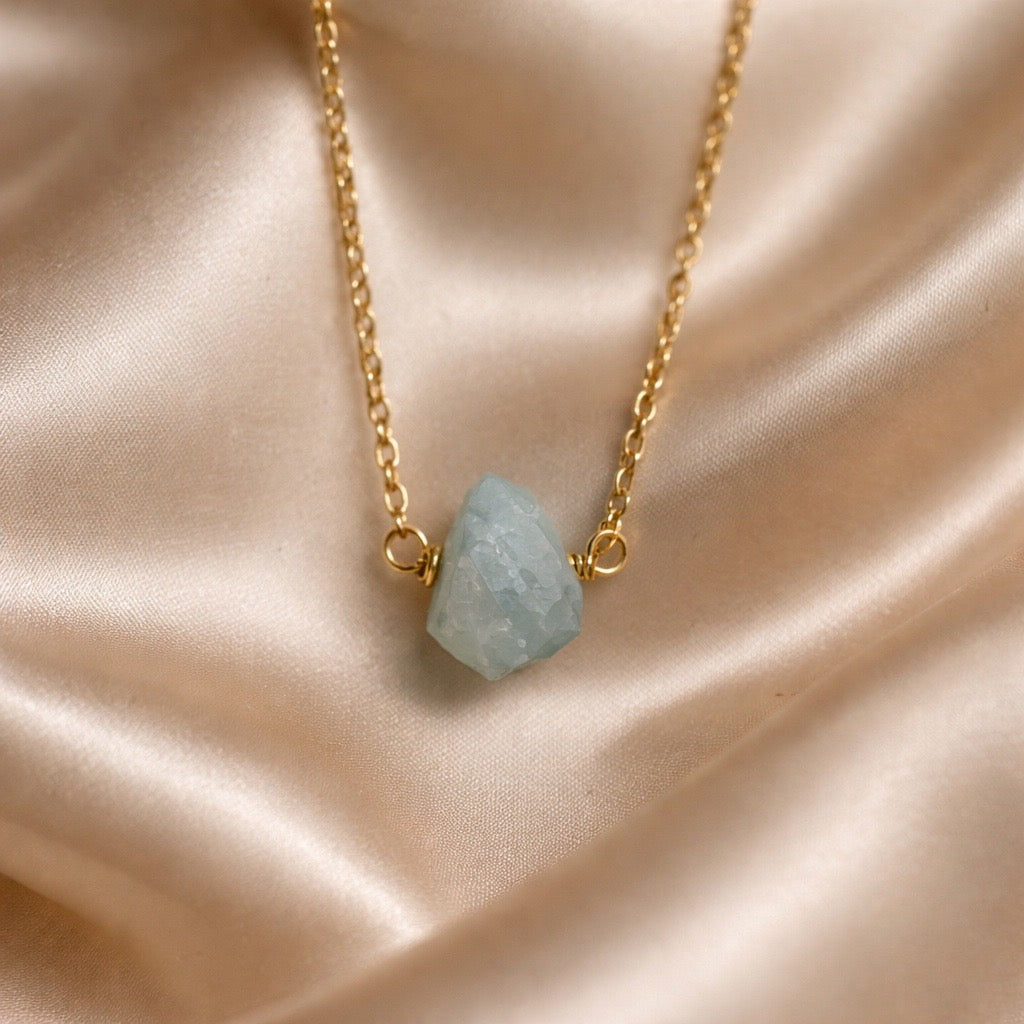 Necklace Raw Natural Stones