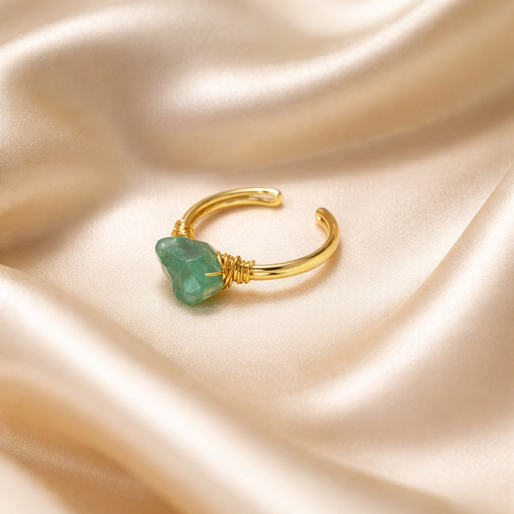 Ring Raw Natural Stones