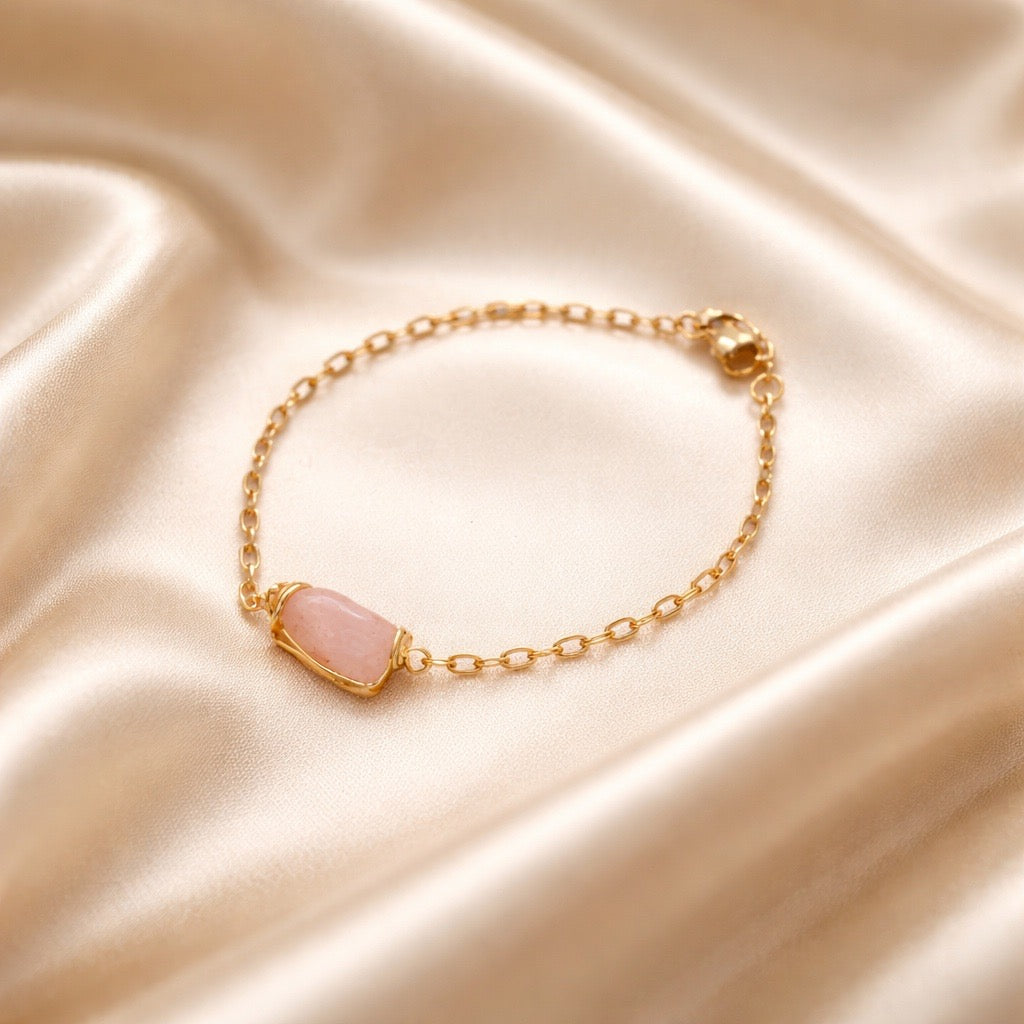 Bracelet Cage Natural Stones