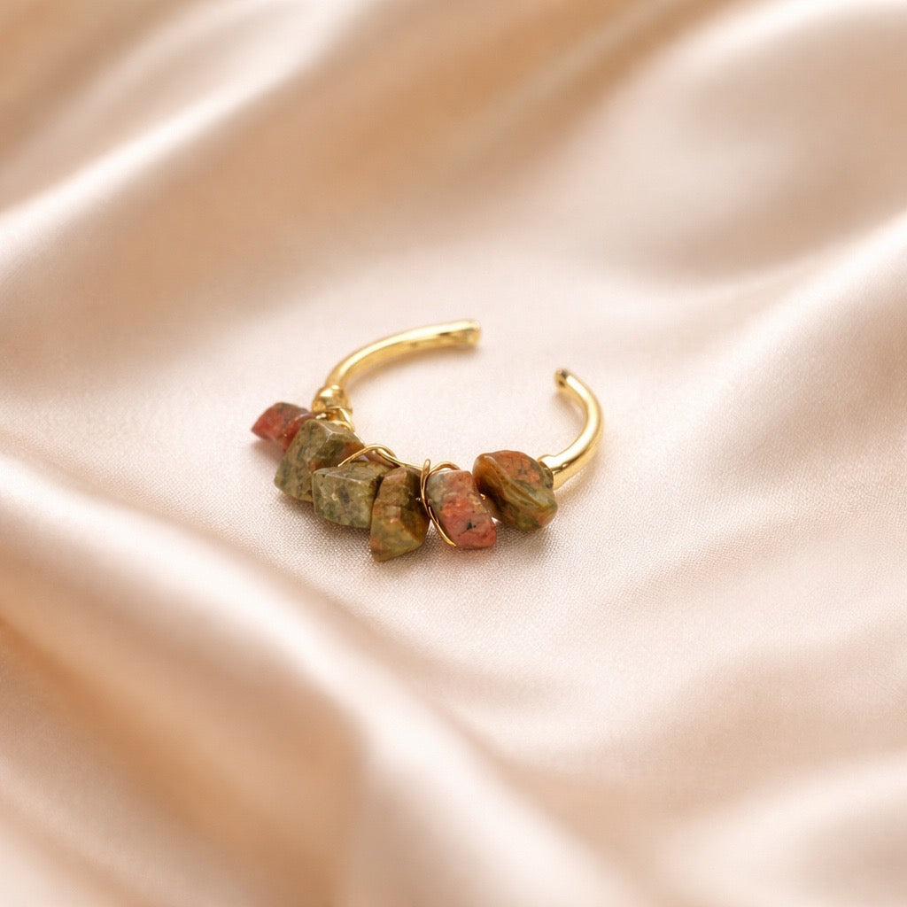 Ring Mini Polish Natural Stones