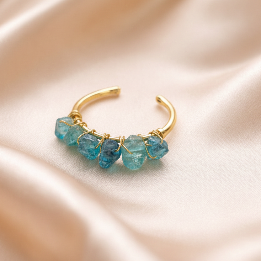 Ring Mini Polish Natural Stones