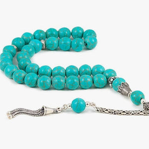 Rosary / Masbaha Natural Stones Sterling Silver