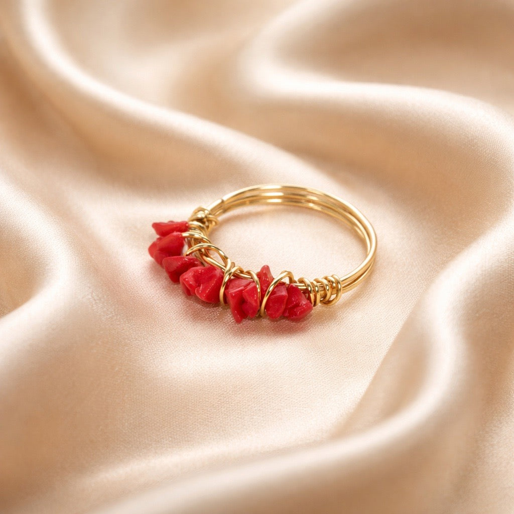 Ring Mini Polish Natural Stones