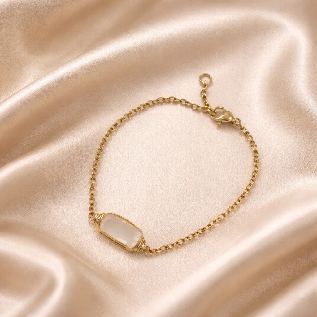 Bracelet Cage Natural Stones