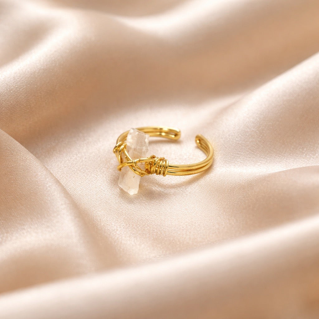 Ring Raw Natural Stones