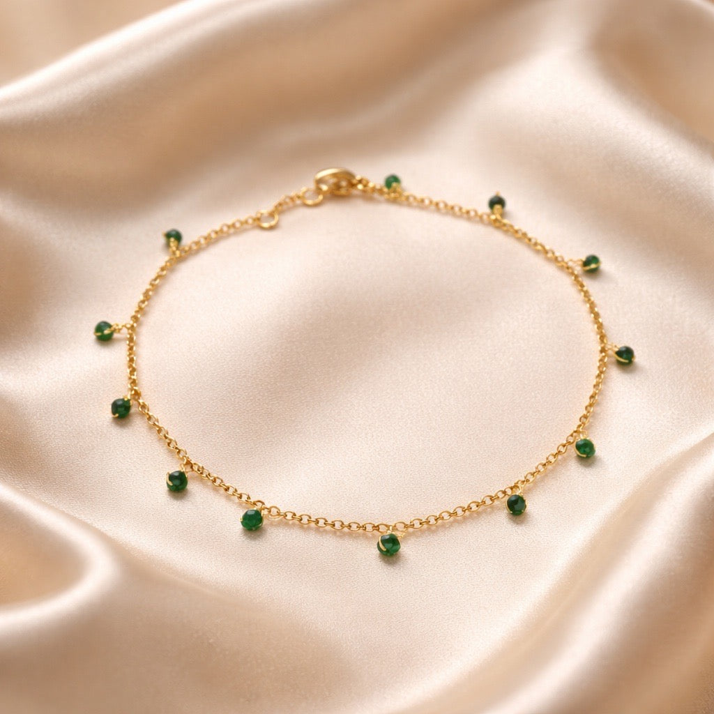 Anklets Beaded Stones