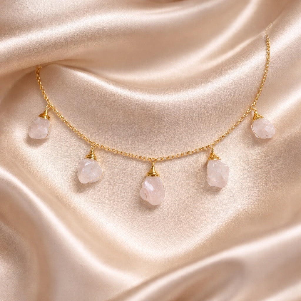 Necklace 5 Stone Raw